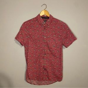 Five Point Industries NYC donut shirt, small, slim fit